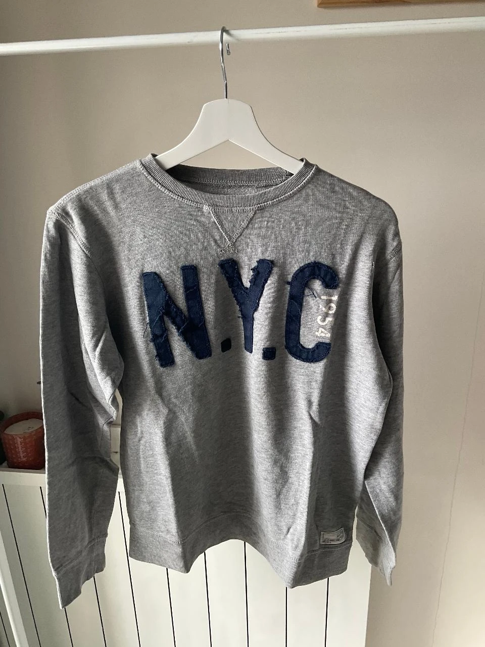 Suéter cinza mesclado H&M adolescente – Esprit NYC casual - 12/14 anos – photo 2